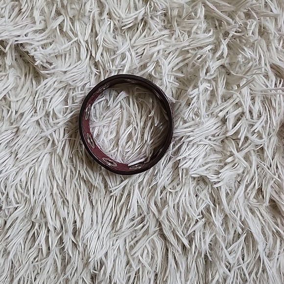 Coach Leather Grommet Bangle Stackable Bracelet - Picture 9 of 12